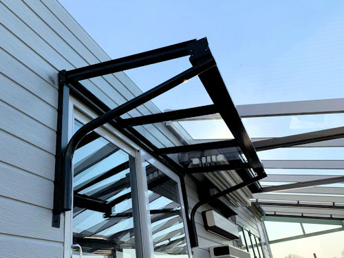 Simplicity 6 Glass Entrance Canopy