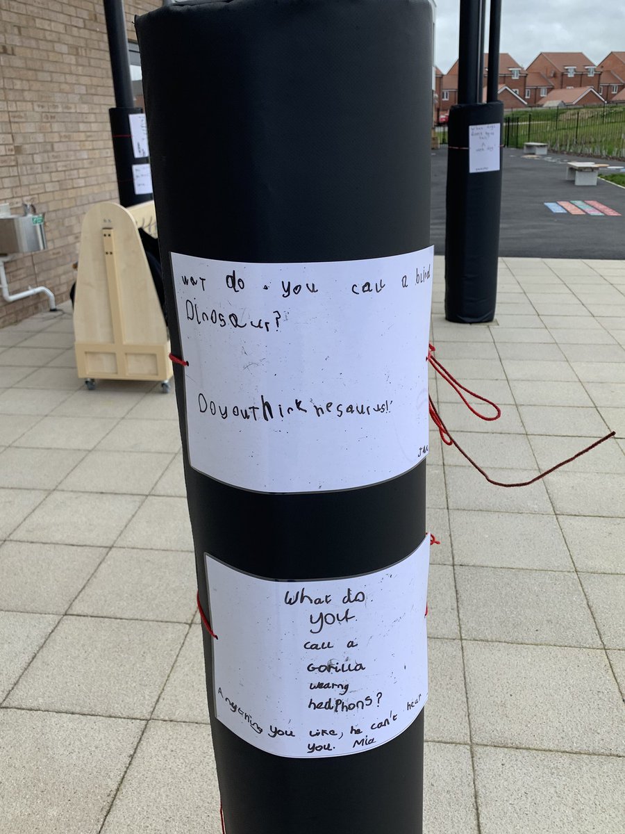 Padded post protectors at Aureus Primary School