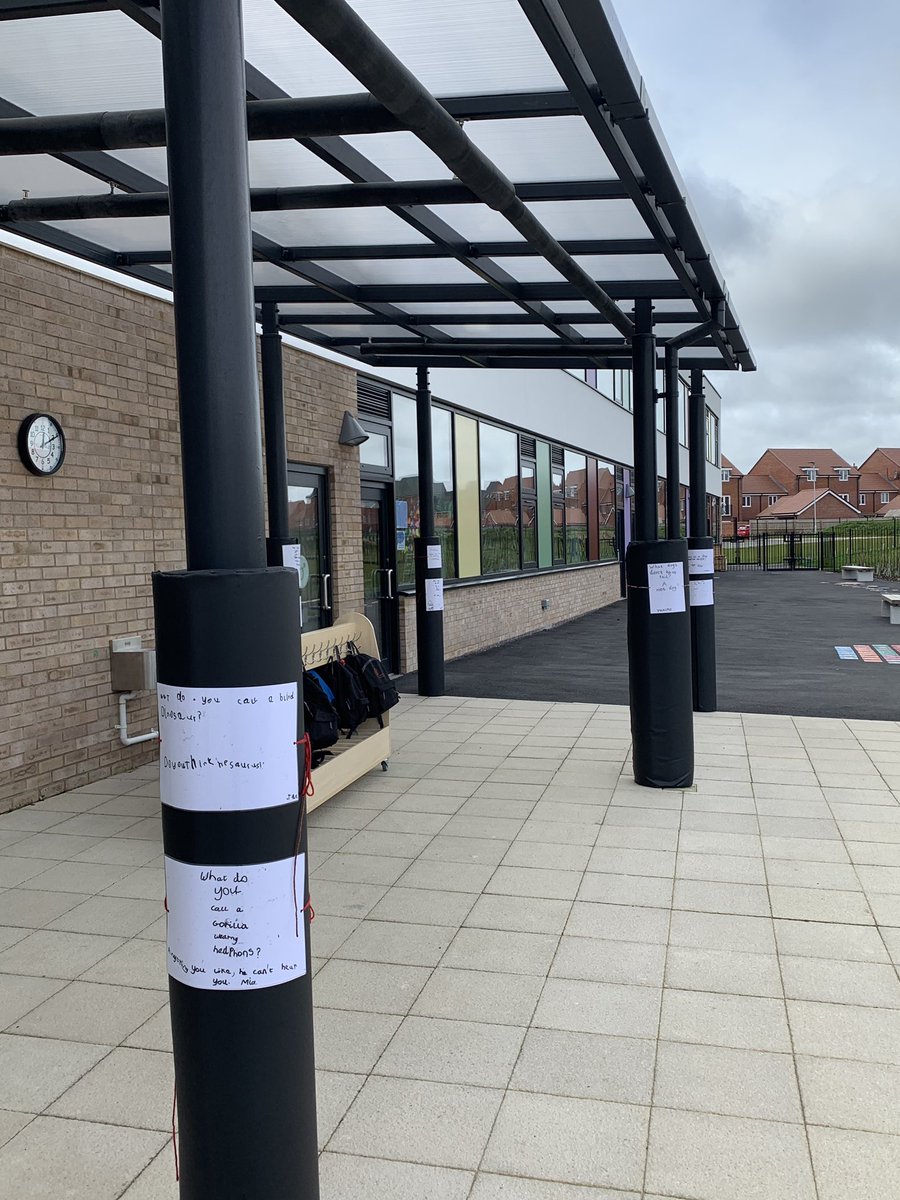 Padded post protectors at Aureus Primary School